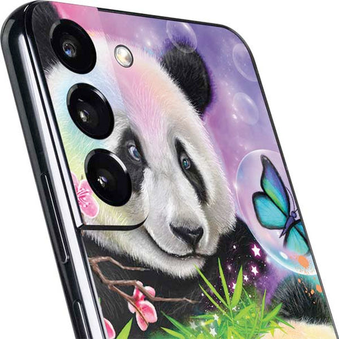 Rainbow Pandas with Butterflies by Sheena Pike Galaxy S22 Plus Skin